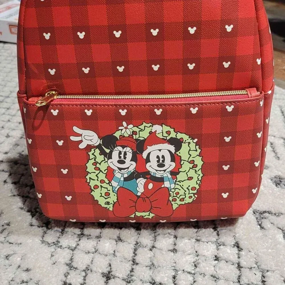 Disney 100 Mickey Minnie Mouse Backpack Holiday Collection Mini Funko 11